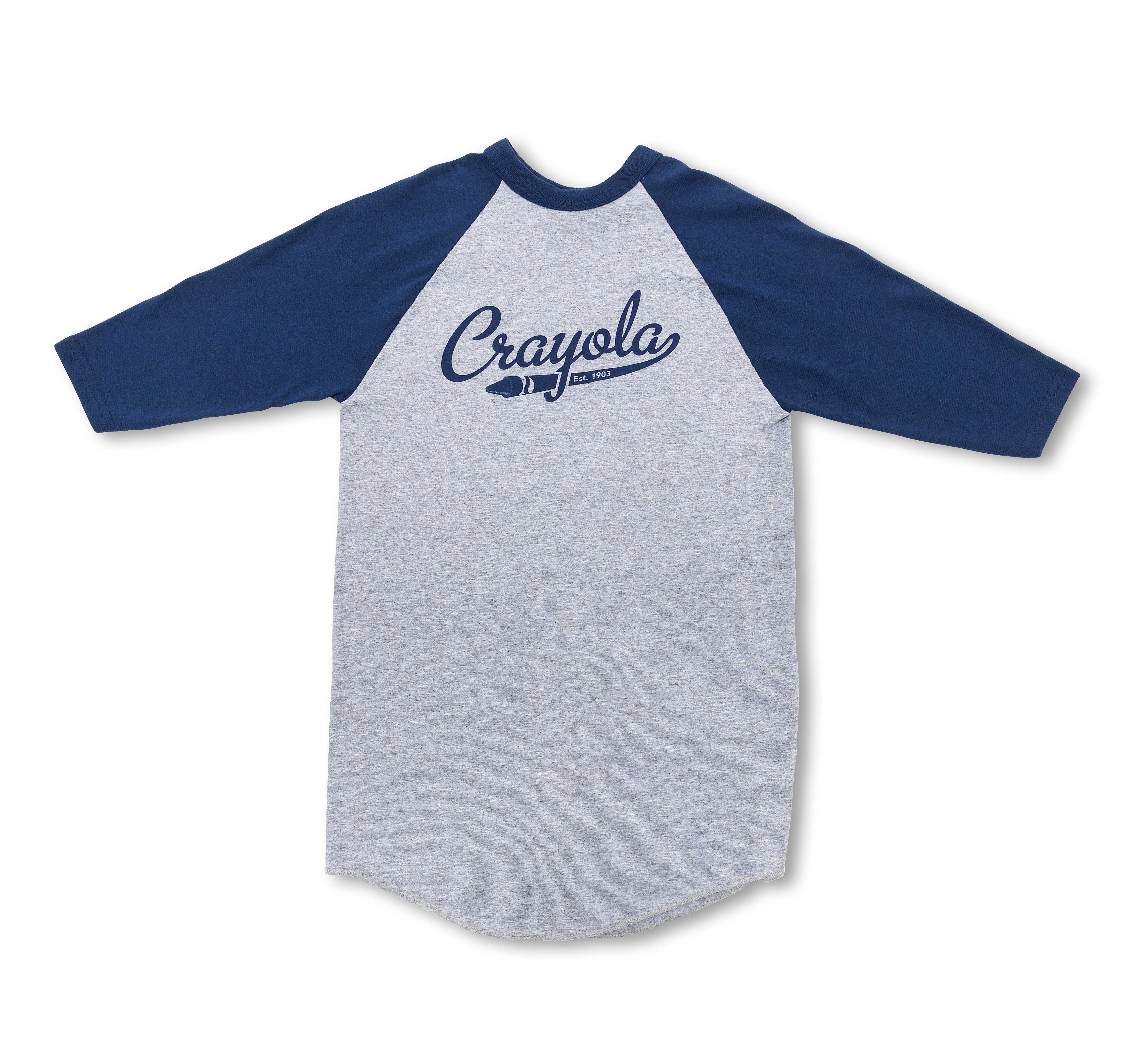 grey and blue baseball jersey