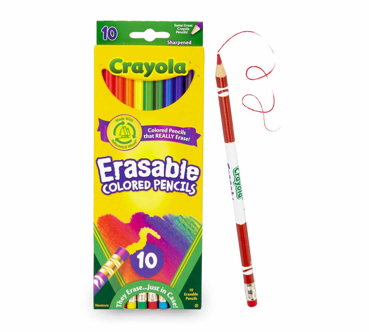 The Teachers' Lounge®  Erasable Colored Pencils, 24 Count