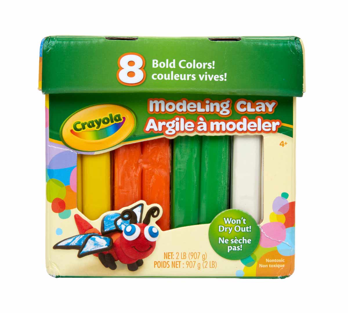  Crayola arcilla para modelar (8 unidades por paquete) 0.6  onzas, básico