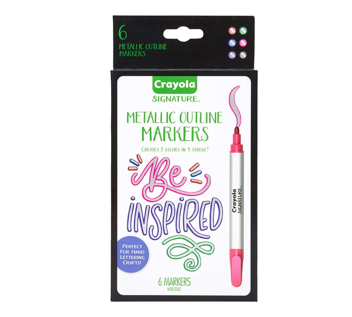 Signature Metallic Outline Paint Marker Set | Crayola.com | Crayola