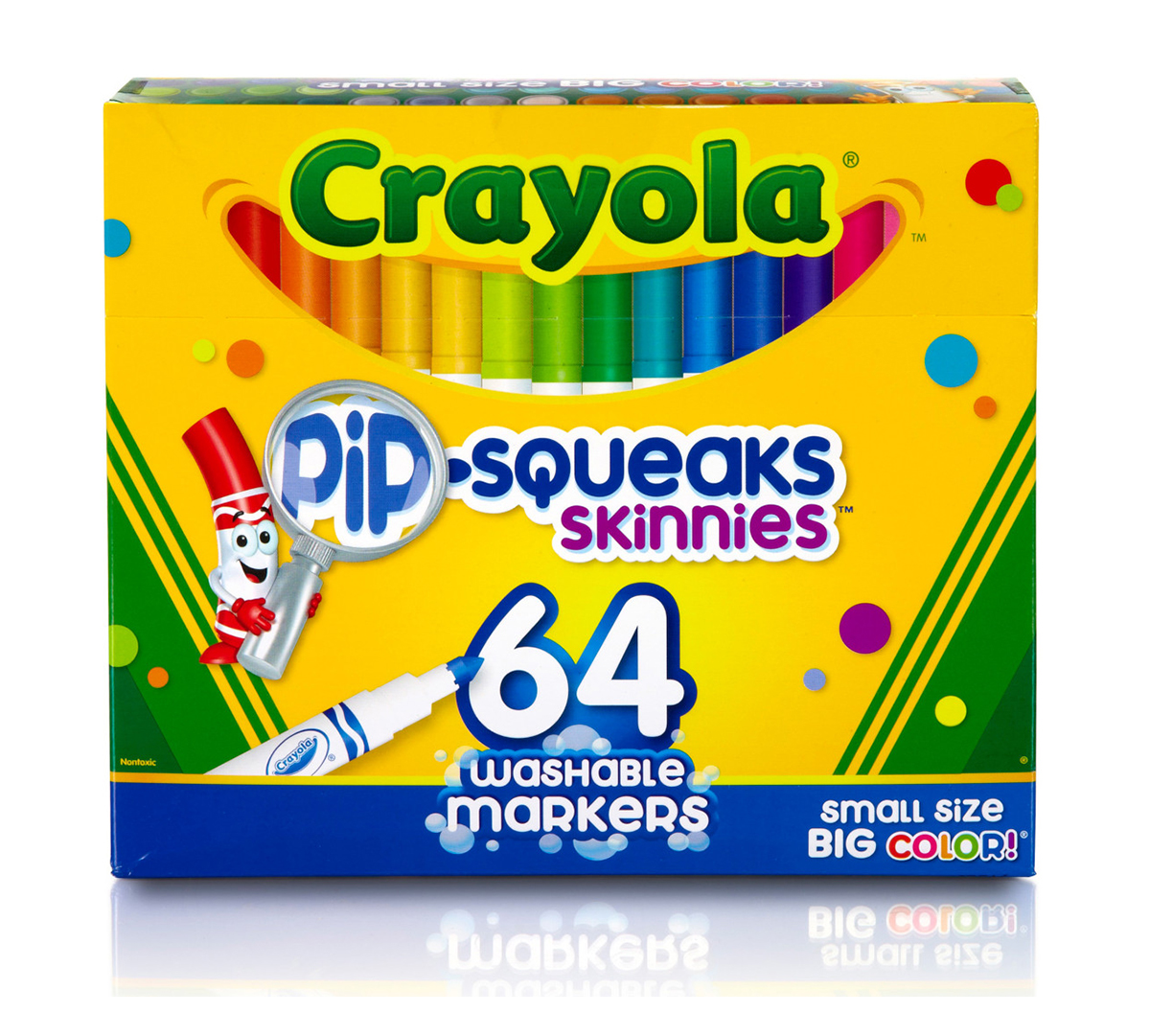 Pip Squeaks Washable Markers, 64 Count | Crayola.com | Crayola