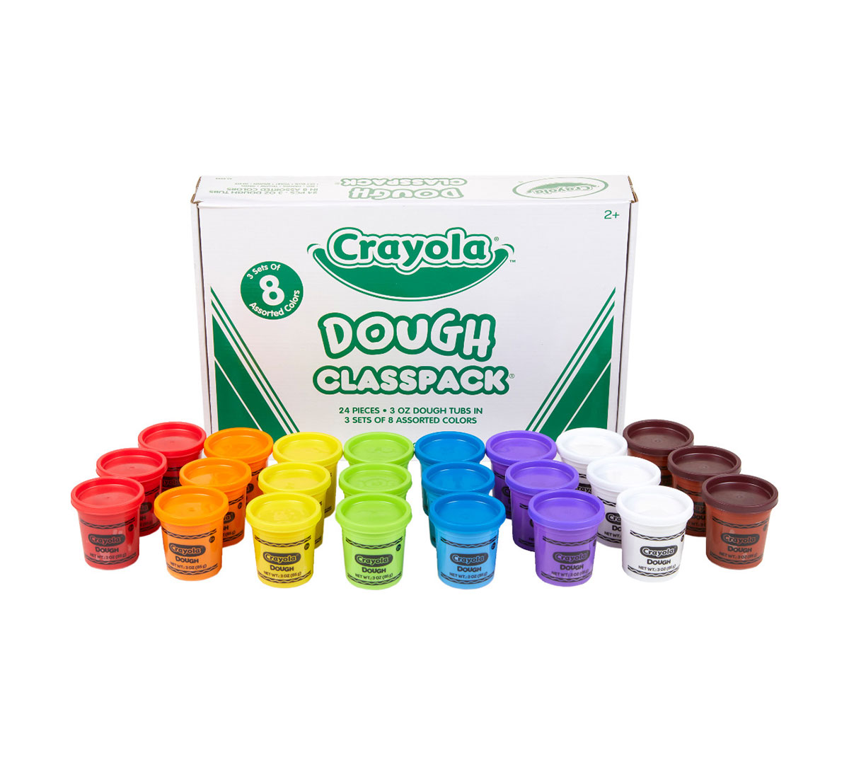 Crayola Dough in a cute stackable container~Unmellow Yellow~5 oz 