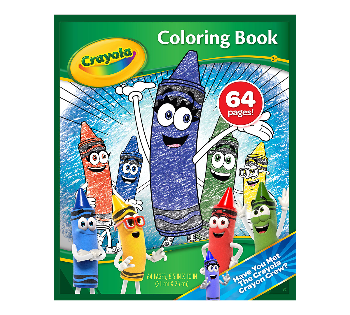 Bluetiful Crayon Coloring Book - 64 Pages | Crayola.com | Crayola
