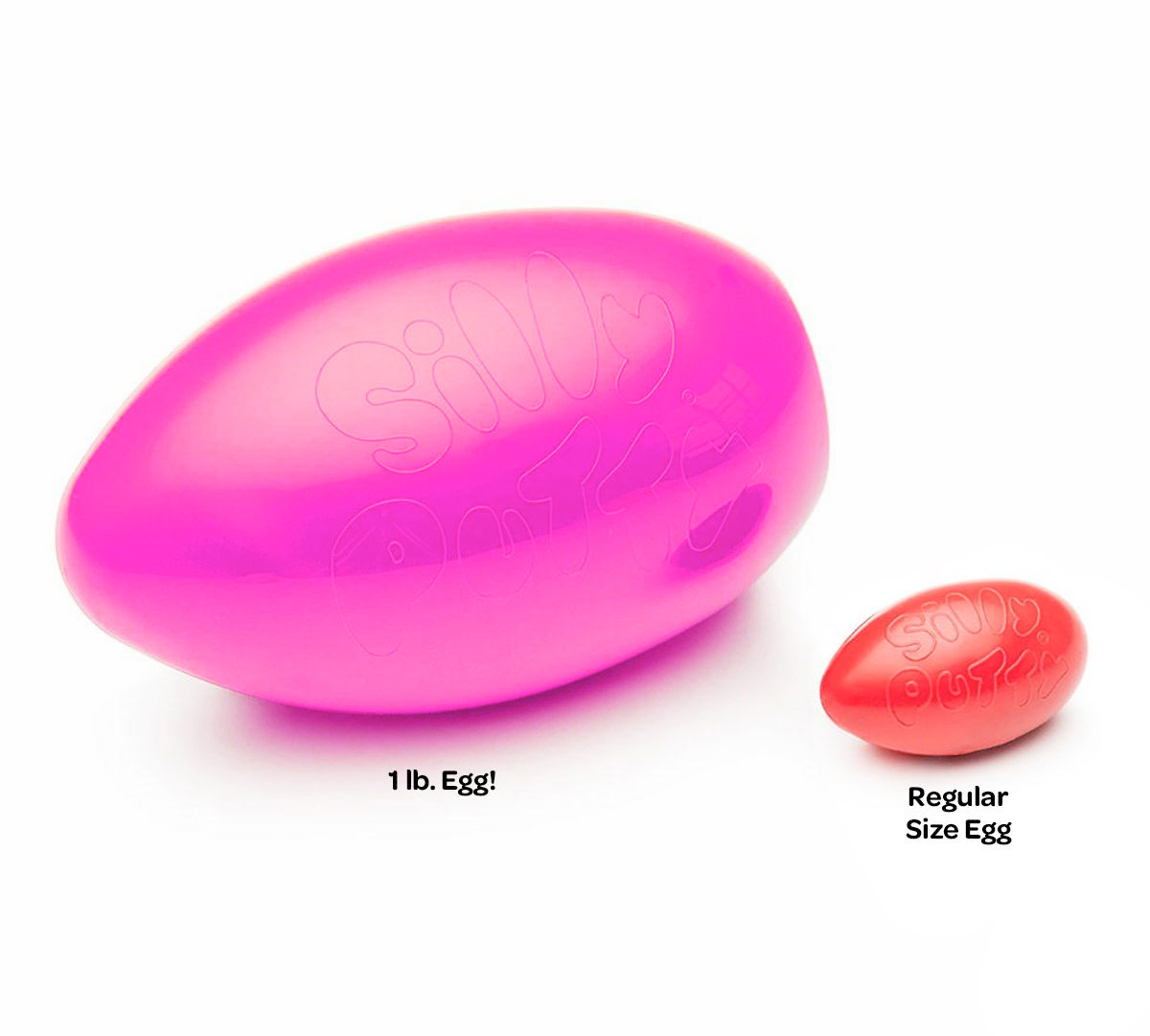 FACTORY NEW! FREE SHIPPING!! THE ORIGINAL SILLY PUTTY 2 FOR $8.88 RED EGGS! 