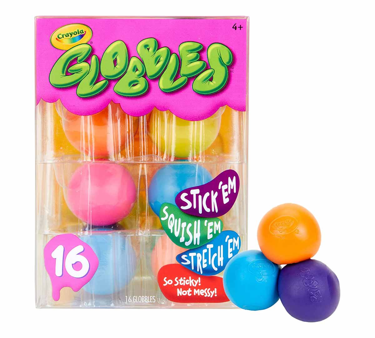Globbles 16 Fidget Squish Toys