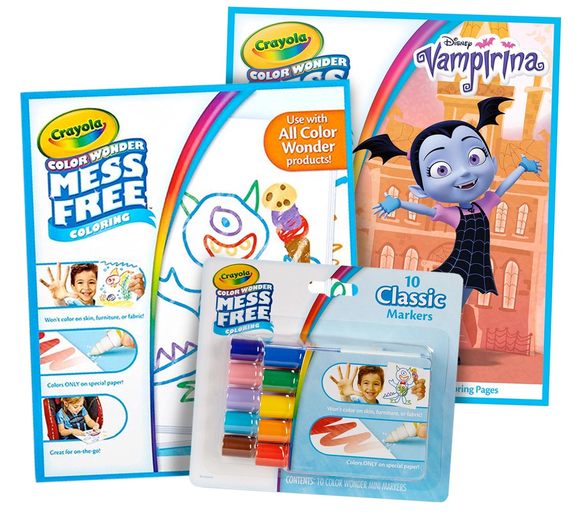 Download Vampirina Color Wonder Pages & Mini Markers | Crayola.com | Crayola