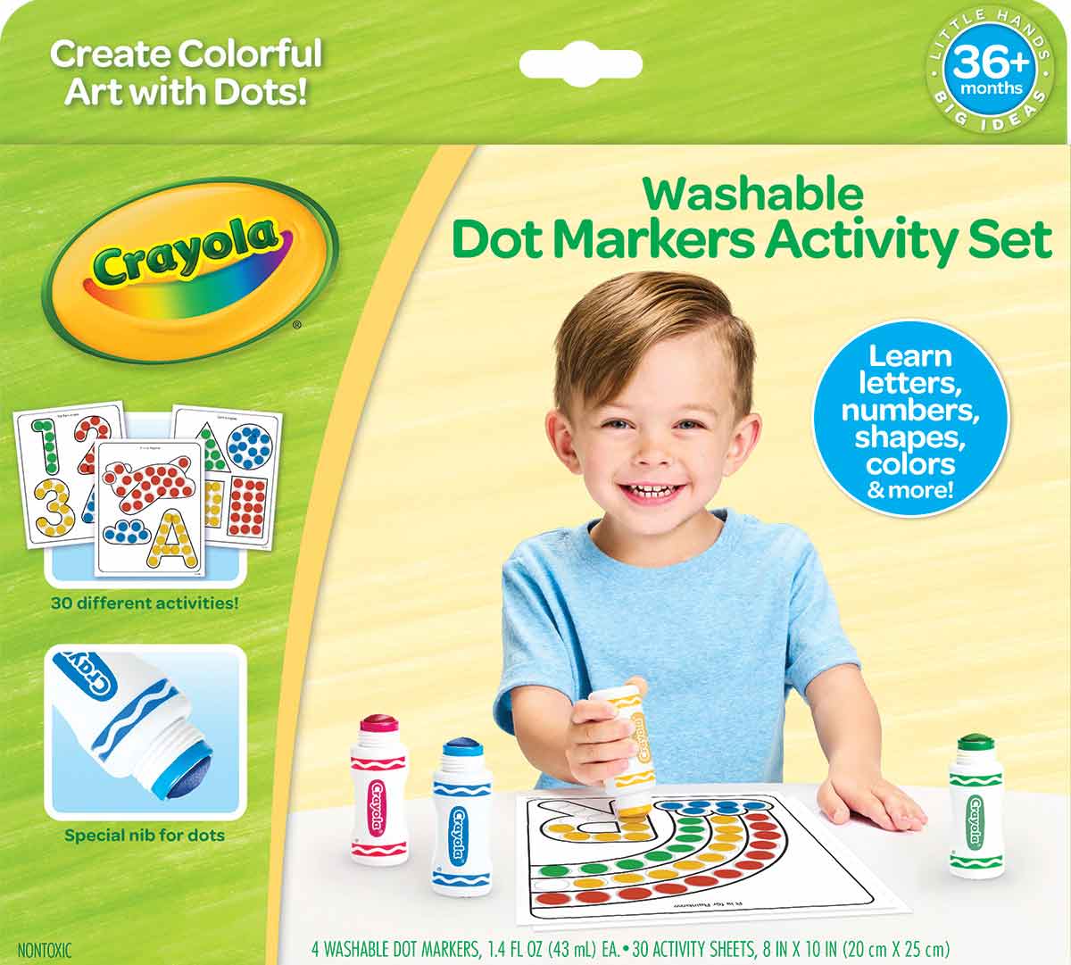 Washable Dot Markers Activity Set For Kids Crayola