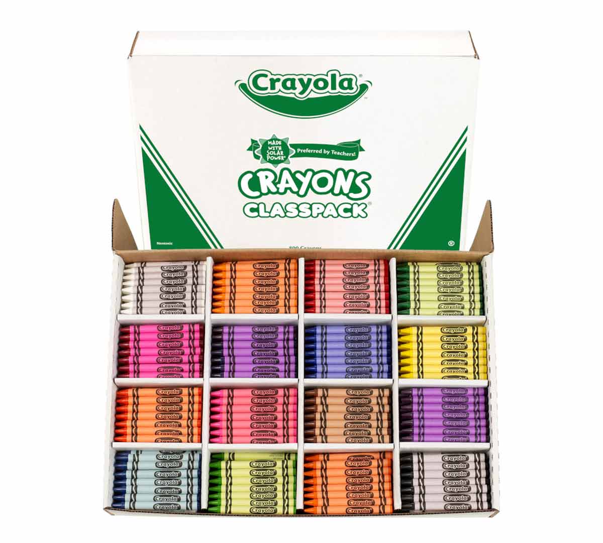 Crayon Classpack, 800 Count, 16 Colors, Crayola.com