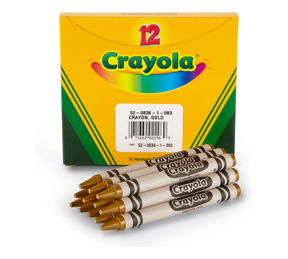 Gold Bulk Crayons, 12 Count, Crayola.com