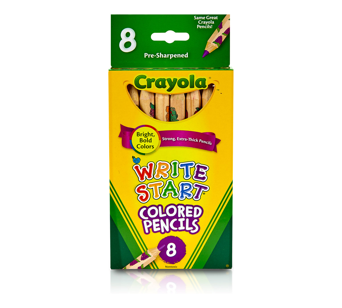 Crayola 30380410 My First Easy-Grip Coloured Pencils 8 Count