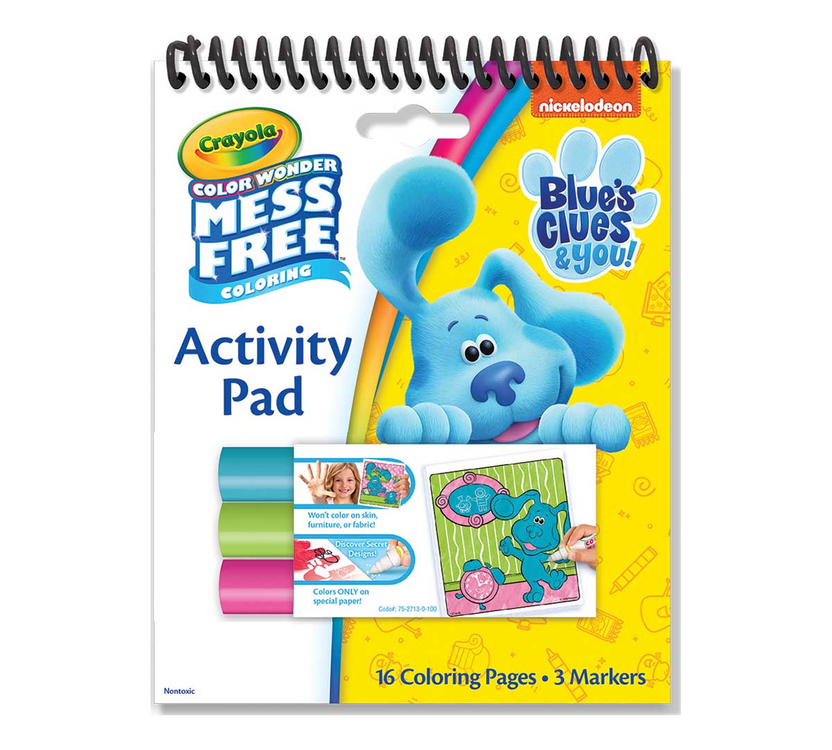 Color Wonder Mess Free Blue S Clues Book Crayola Com Crayola