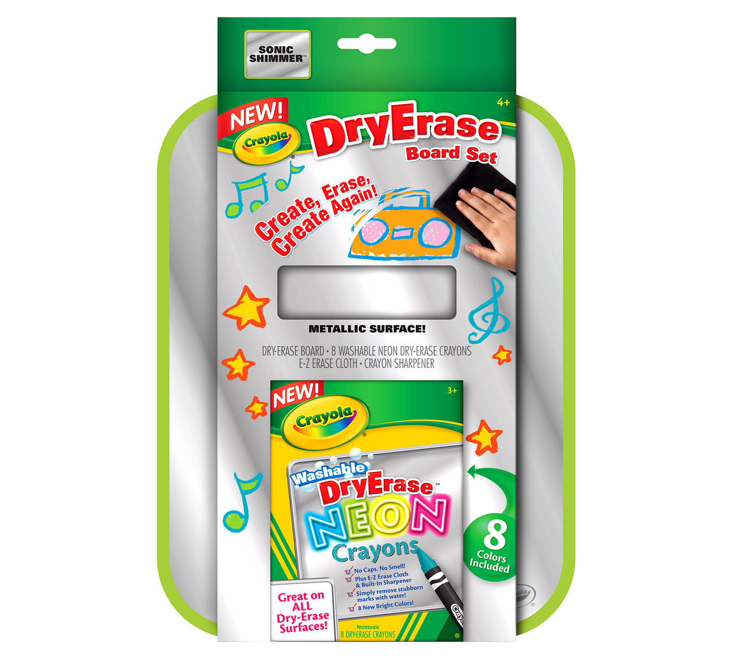 Download Sonic Shimmer Dry Erase Board | Crayola