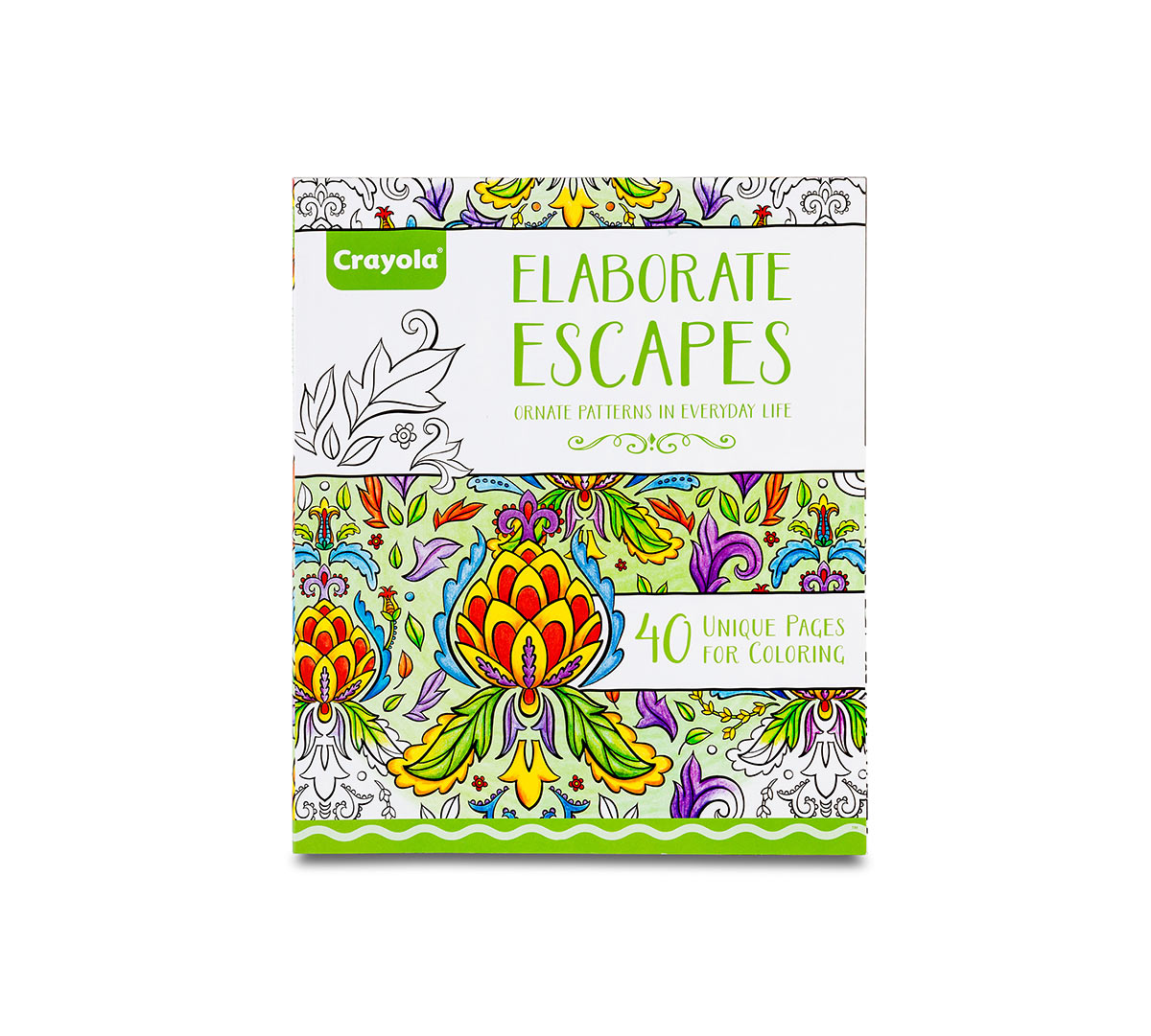 Download Crayola Elaborate Escapes, Adult Coloring Art Activity, 40 Pages, Perforated Pages, Easy Framing ...