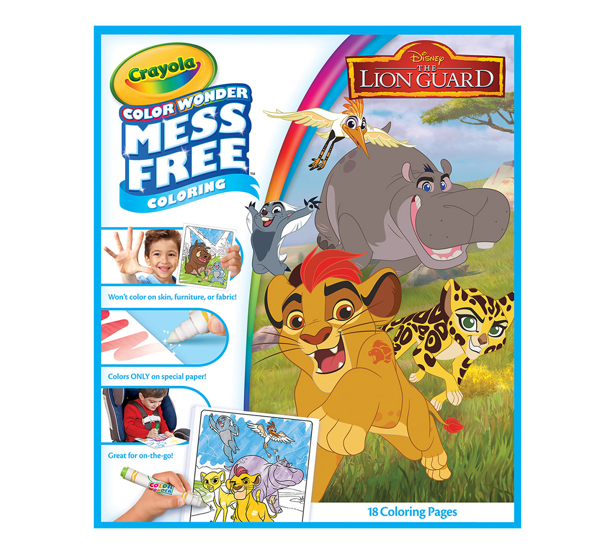 Color Wonder Mess Free Coloring, Lion Guard | Crayola.com | Crayola