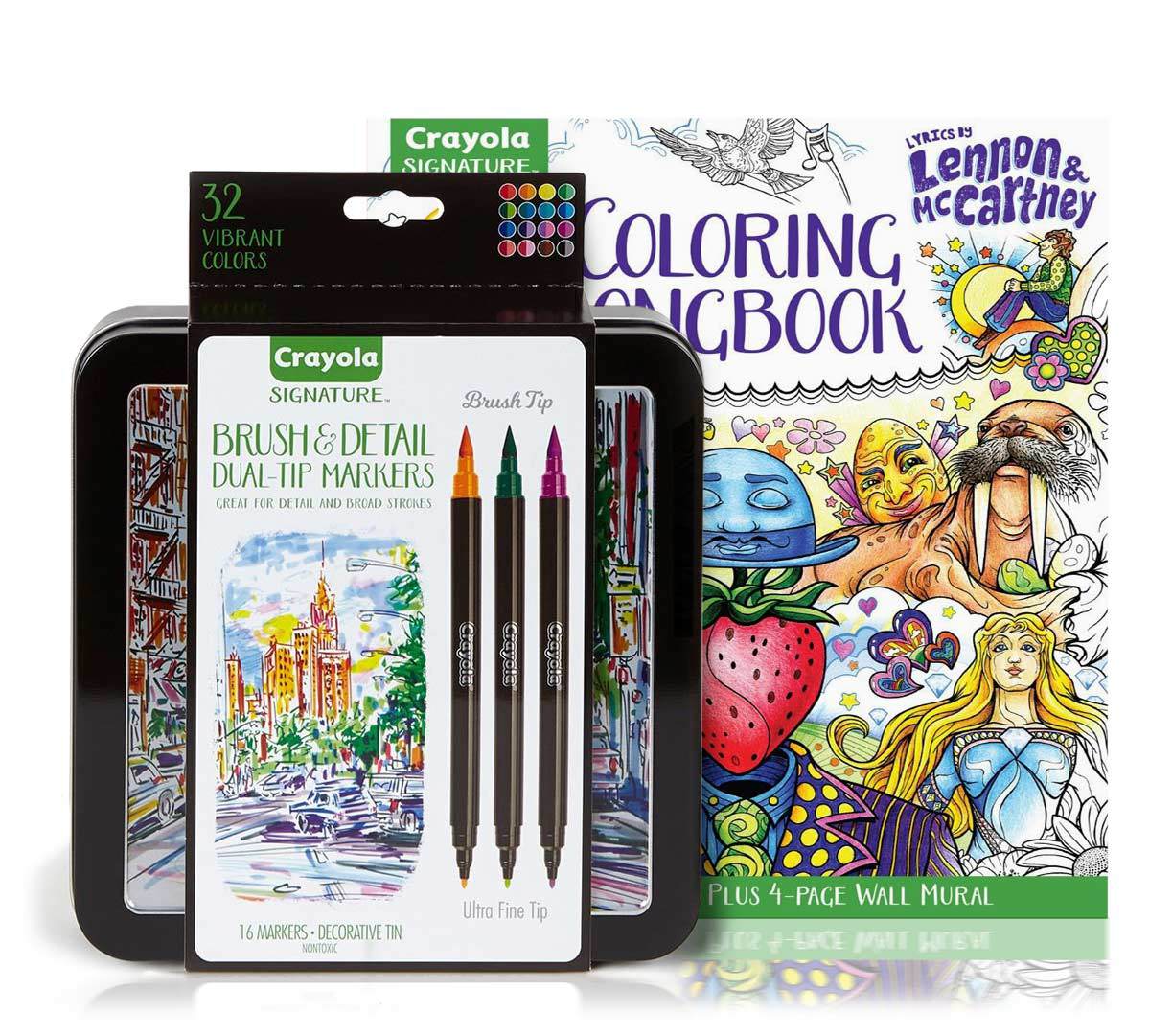 Download Lennon and McCartney Marker Coloring Set | Crayola.com | Crayola