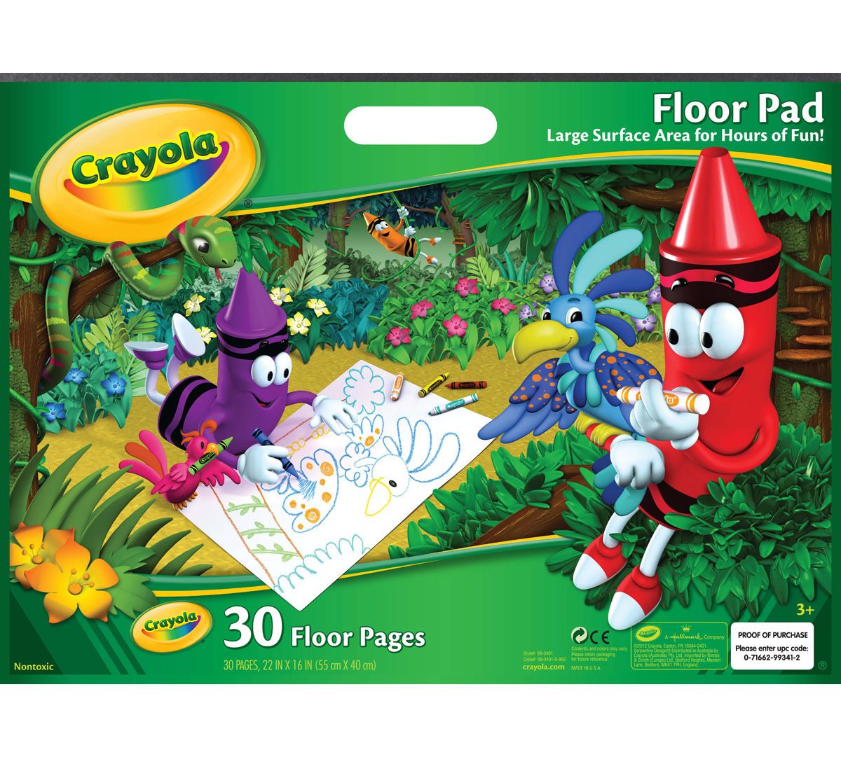 Giant Floor Pad Crayola