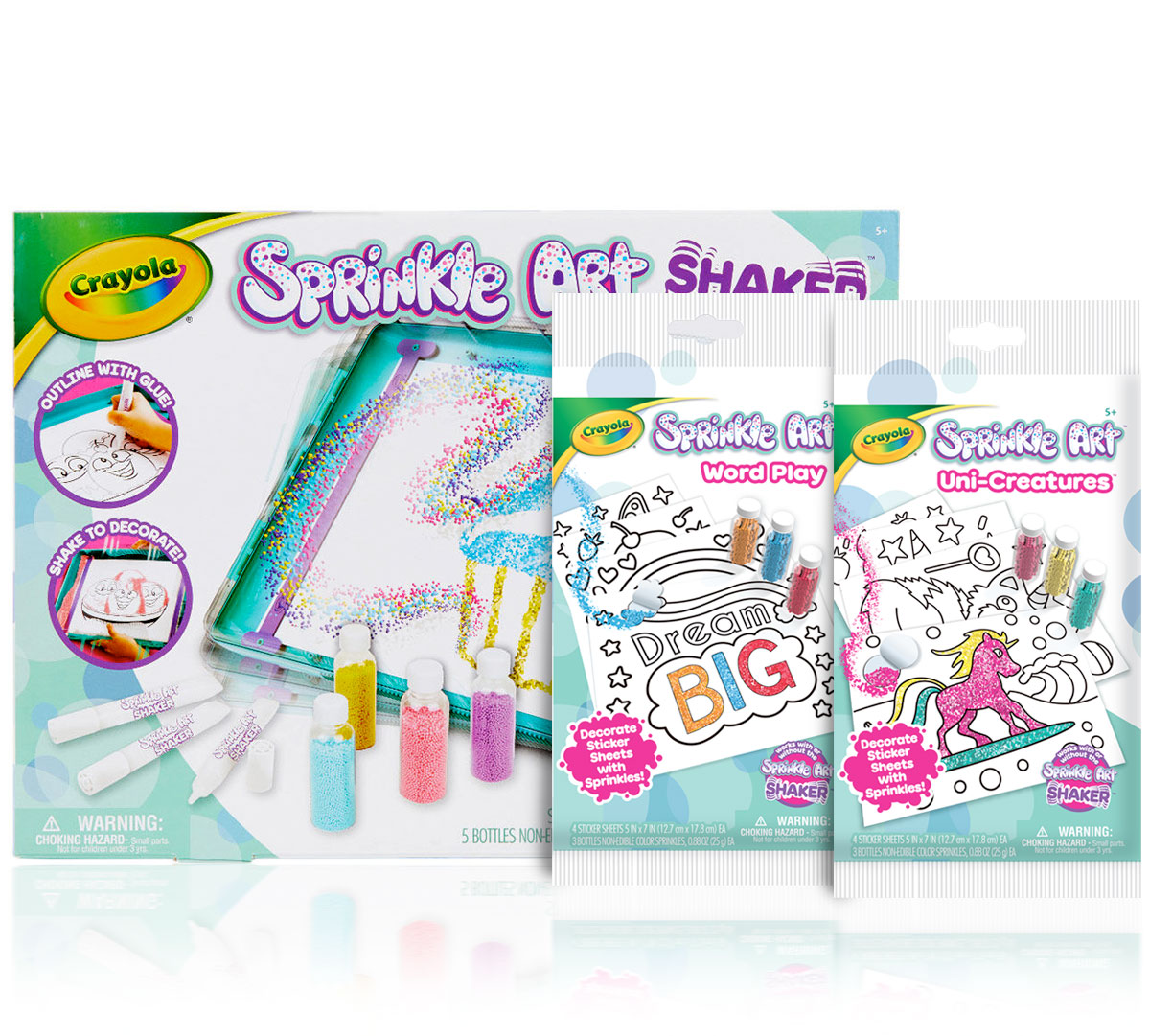 Download Sprinkle Art Shaker with Word & Unicorn Craft | Crayola.com | Crayola