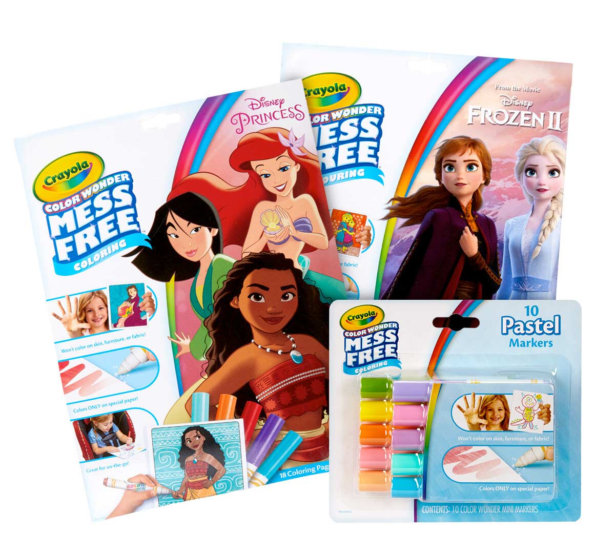 mess free coloring frozen