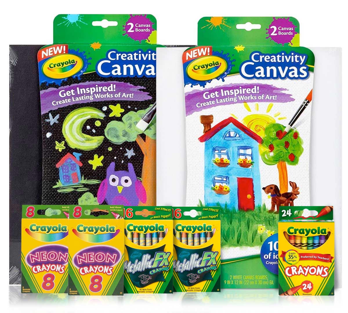 Crayon Melter Ultimate Canvas Crafts Refill Kit Crayola