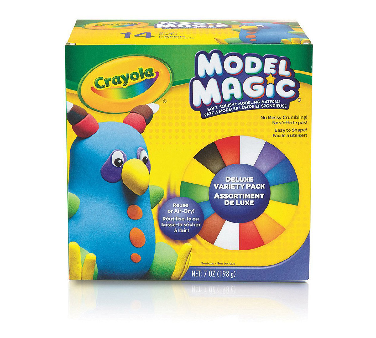 Crayola Model Magic 8 Assorted Color Modeling Compound NOS NIP