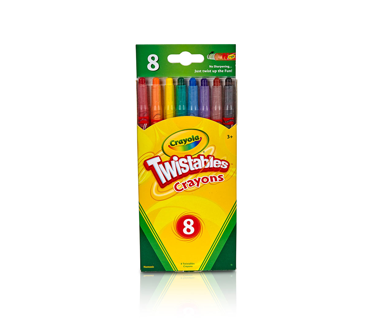 12 PACK CRAYONS WITH AN ADDED TWIST CRAYOLA TWISTABLES CRAYONS / AGE 3+ 