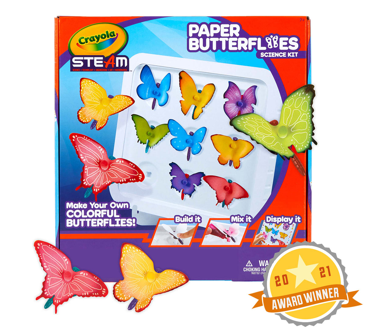 Paper Butterfly Science Kit, STEAM Toy, Crayola.com