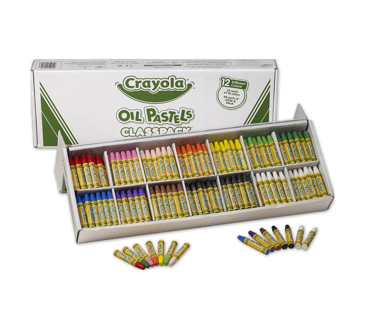 Oil Pastel, 336 Count, 14 Colors | Crayola