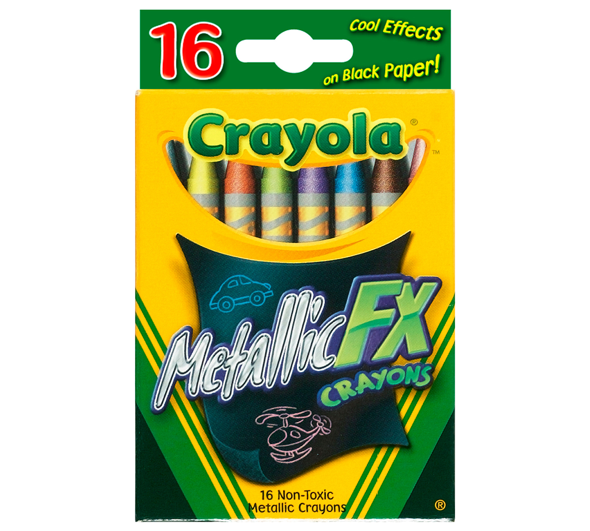Metallic FX Crayons, 16 Count | Crayola