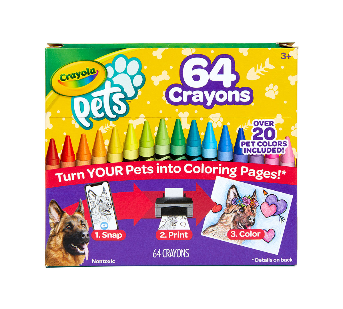 Crayola 64 Ct Short Coloured Pencils Crayons Kids Choice Colours 