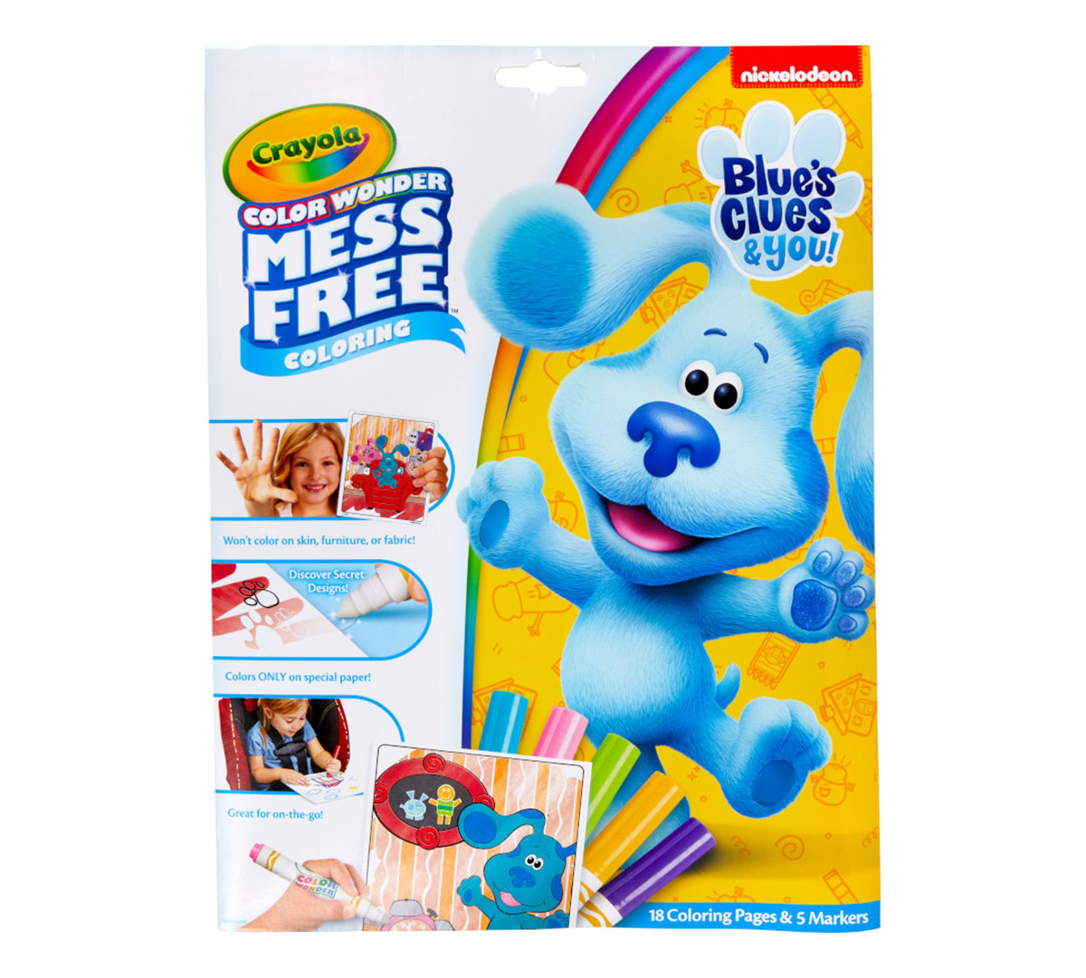 Crayola Nickelodeon Color Wonder Bundle (Set of 3), Mess Free Activity Pads  & Markers, Gift For Toddlers, Drawing Set, 3+