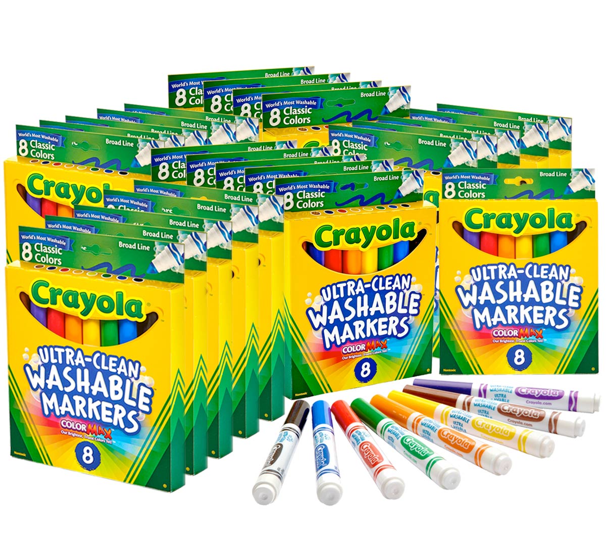 Ultra Clean Marker Classpack, 25 Marker Sets | Crayola.com | Crayola