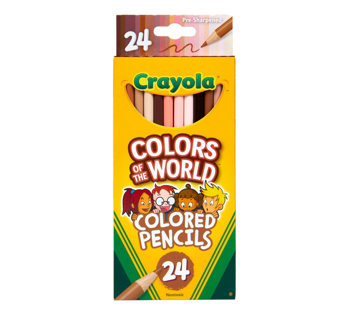 Crayola erasable colored pencils bulk 24 YELLOW-GREEN