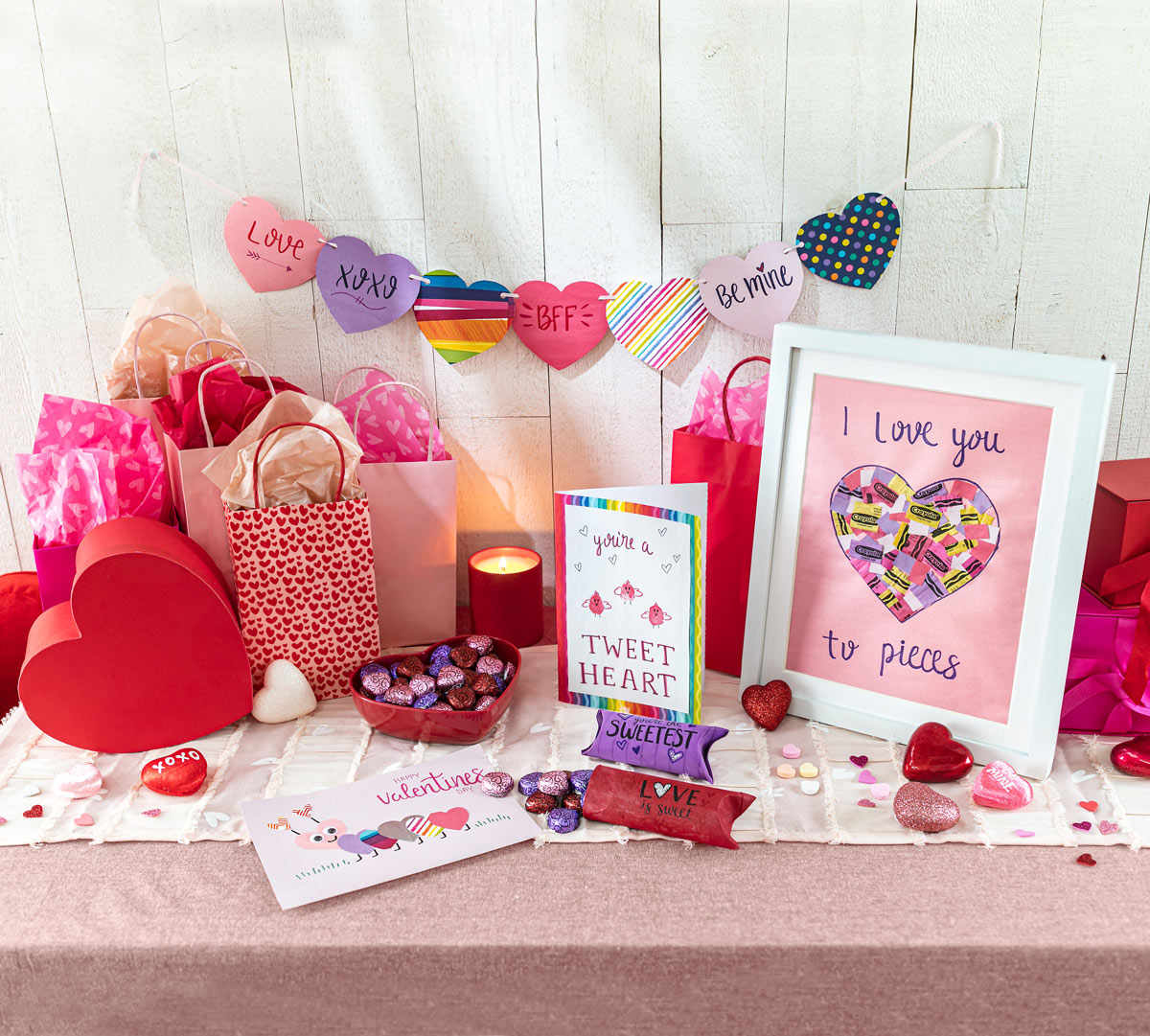 valentine's day craft supplies