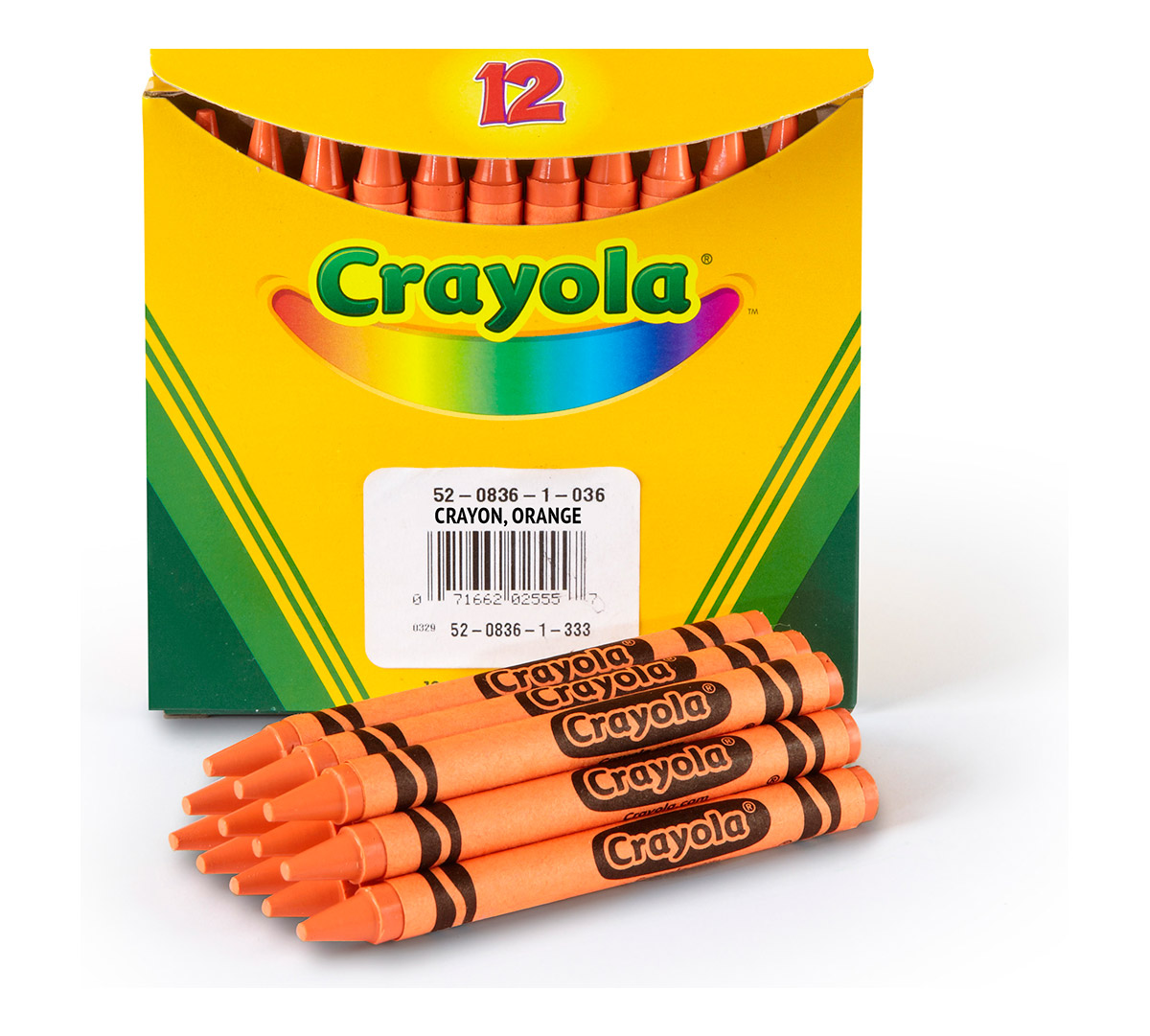 Crayola Crayon Bulk - Red, Yellow, Orange, Green, Blue