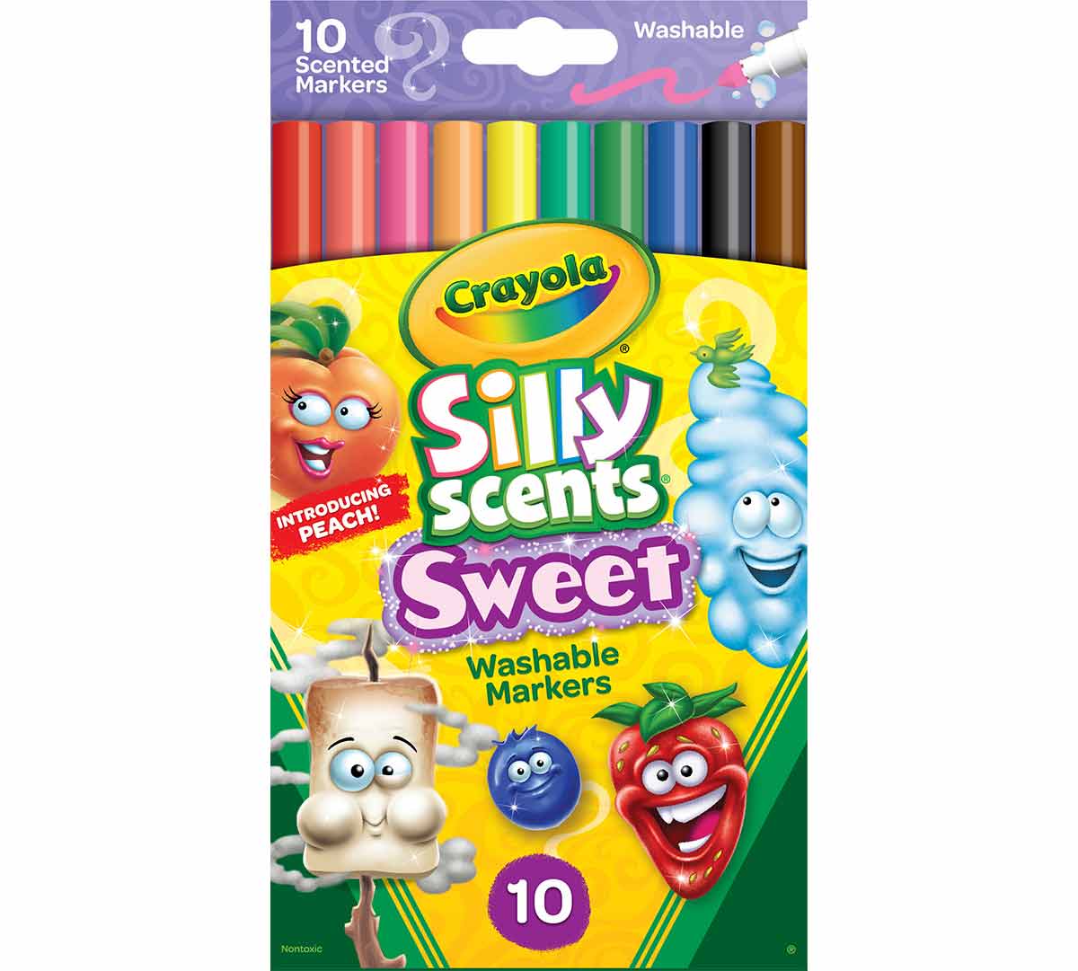 Crayola Silly Scents Sweet Dual-Ended Markers - Assorted - 10 / Set - Filo  CleanTech