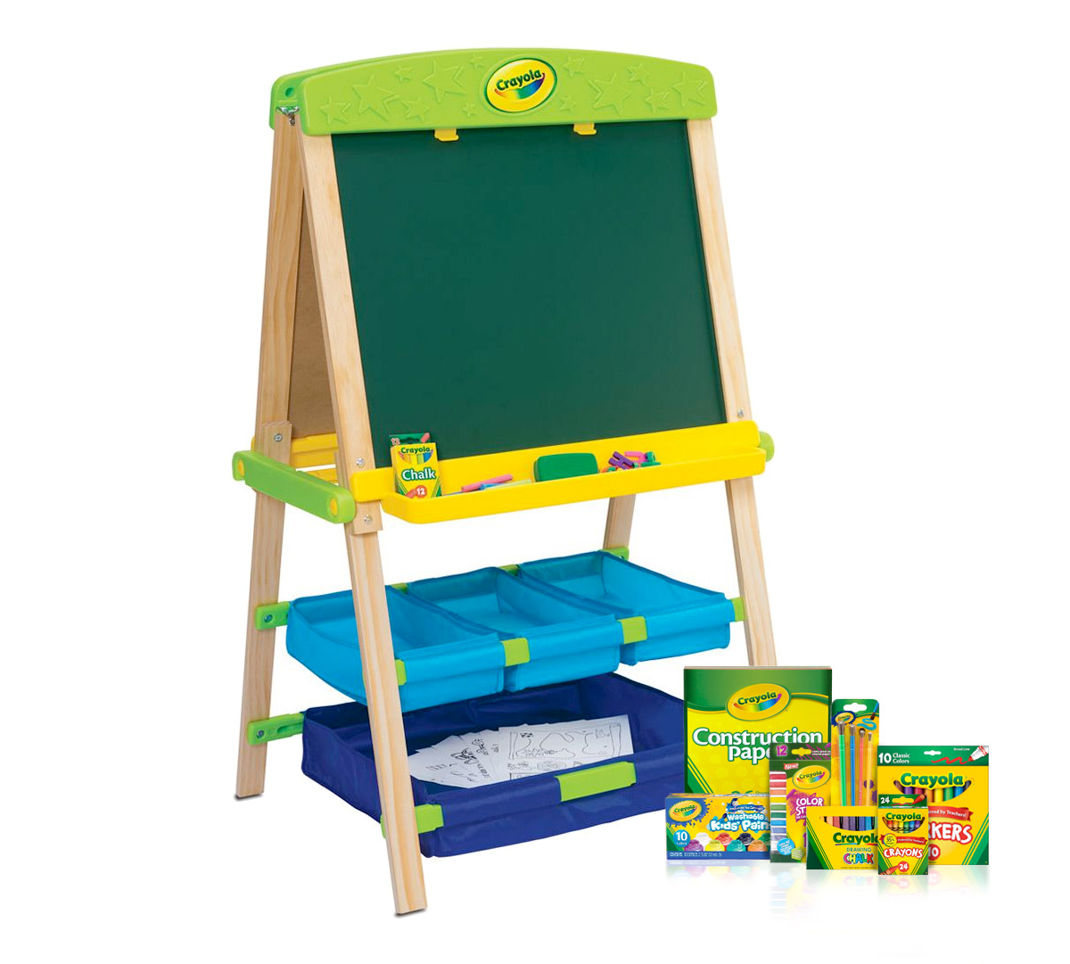 Draw n Store Wood Easel Mega Deluxe Crayola