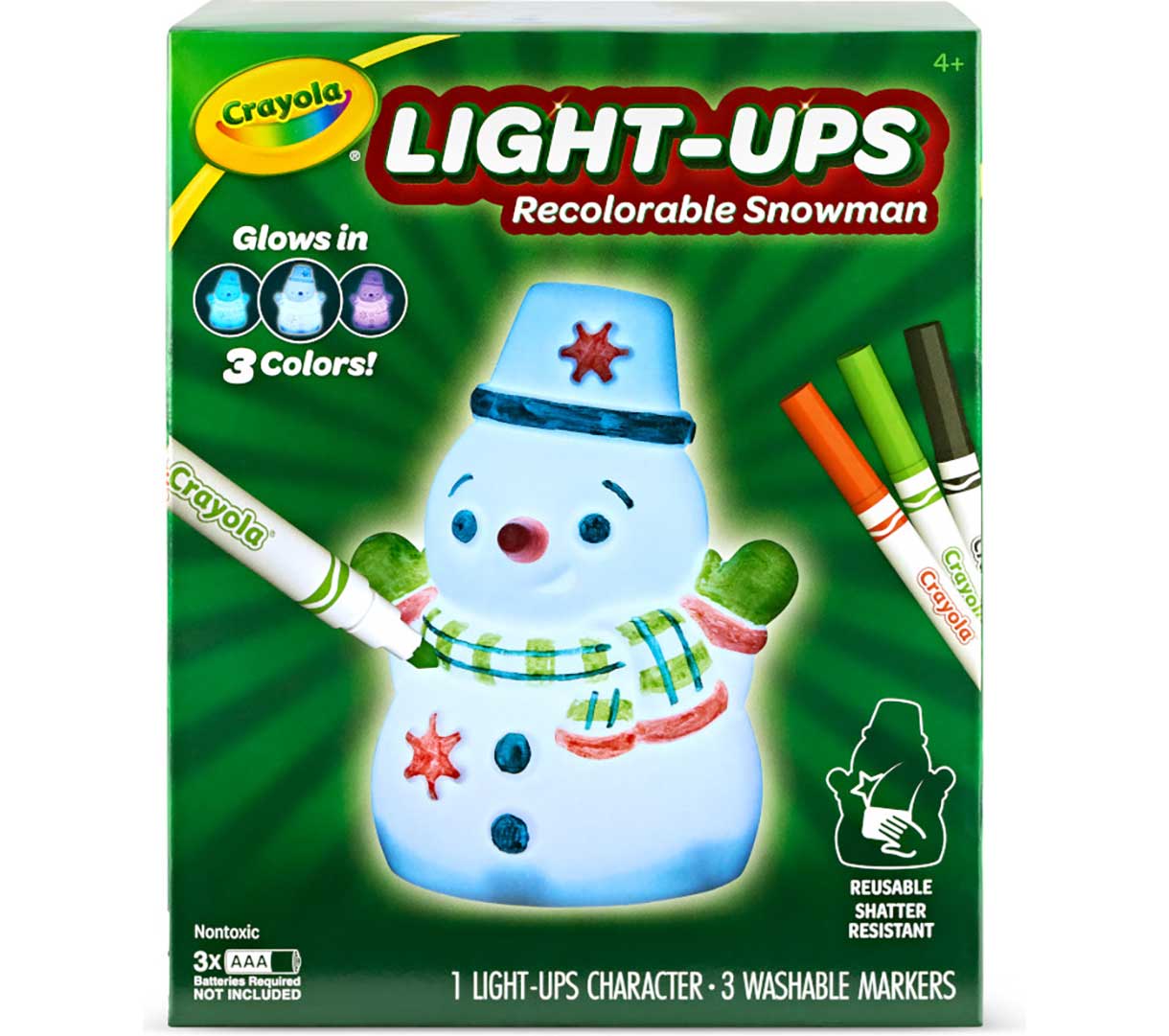 見事な Crayola Light-Ups Recolorable Snowman Toy & Decor | Crayola ニンテンドースイッチアクセサリー