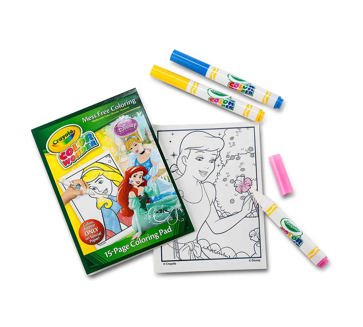Download Color Wonder Coloring Pad & Markers - Disney Princess ...