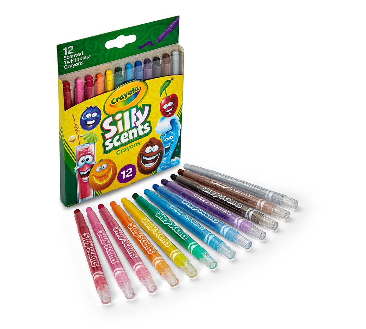 Download Crayola Silly Scents Markers, 12 count, Scented Art Tools, Assorted Colors, Mini Twistables ...