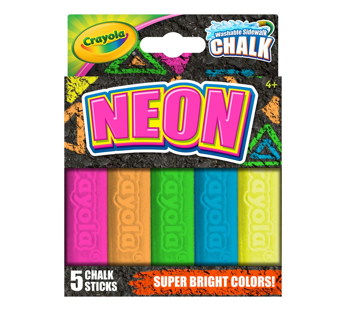 Download Special Effects Sidewalk Chalk - Neon | Crayola