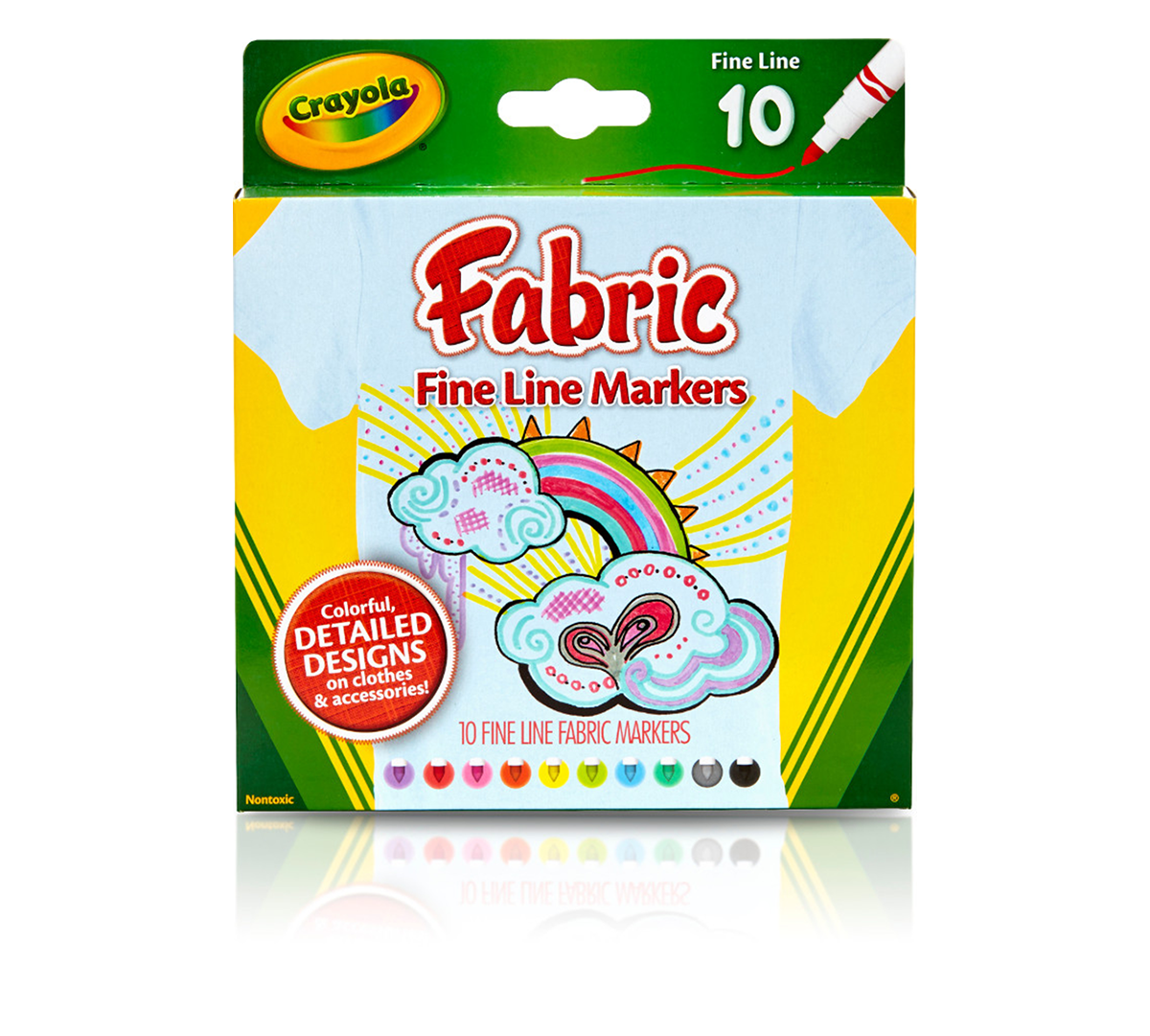 Permanent Fabric Markers Fine Line 10 Count Crayola Com Crayola Amazon's choice for crayola magic markers. permanent fabric markers fine line 10 count crayola com crayola