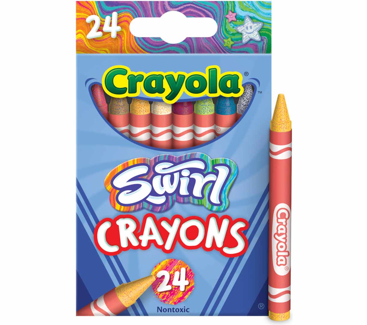 Crayola Swirl Rainbow & Multicolored Crayons for Kids | Crayola