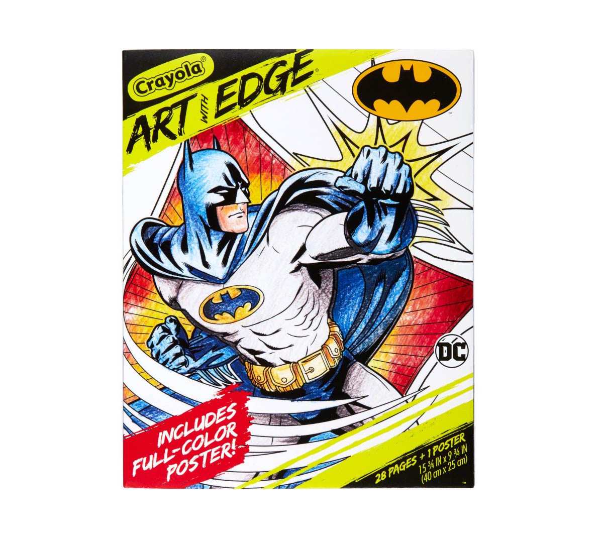 Art with Edge Batman Adult Coloring Book | Crayola.com ...