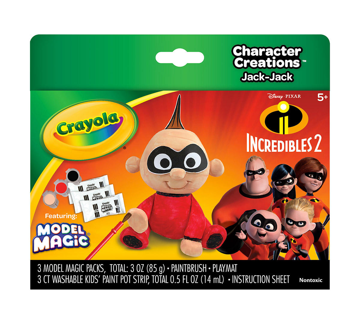 Download Crayola, Model Magic Character Creations, The Incredibles 2, Create Jack-Jack, 3 Packs of Model ...