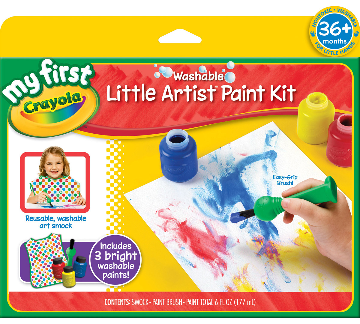 My First Crayola Washable Little Artist Paint Kit | Crayola