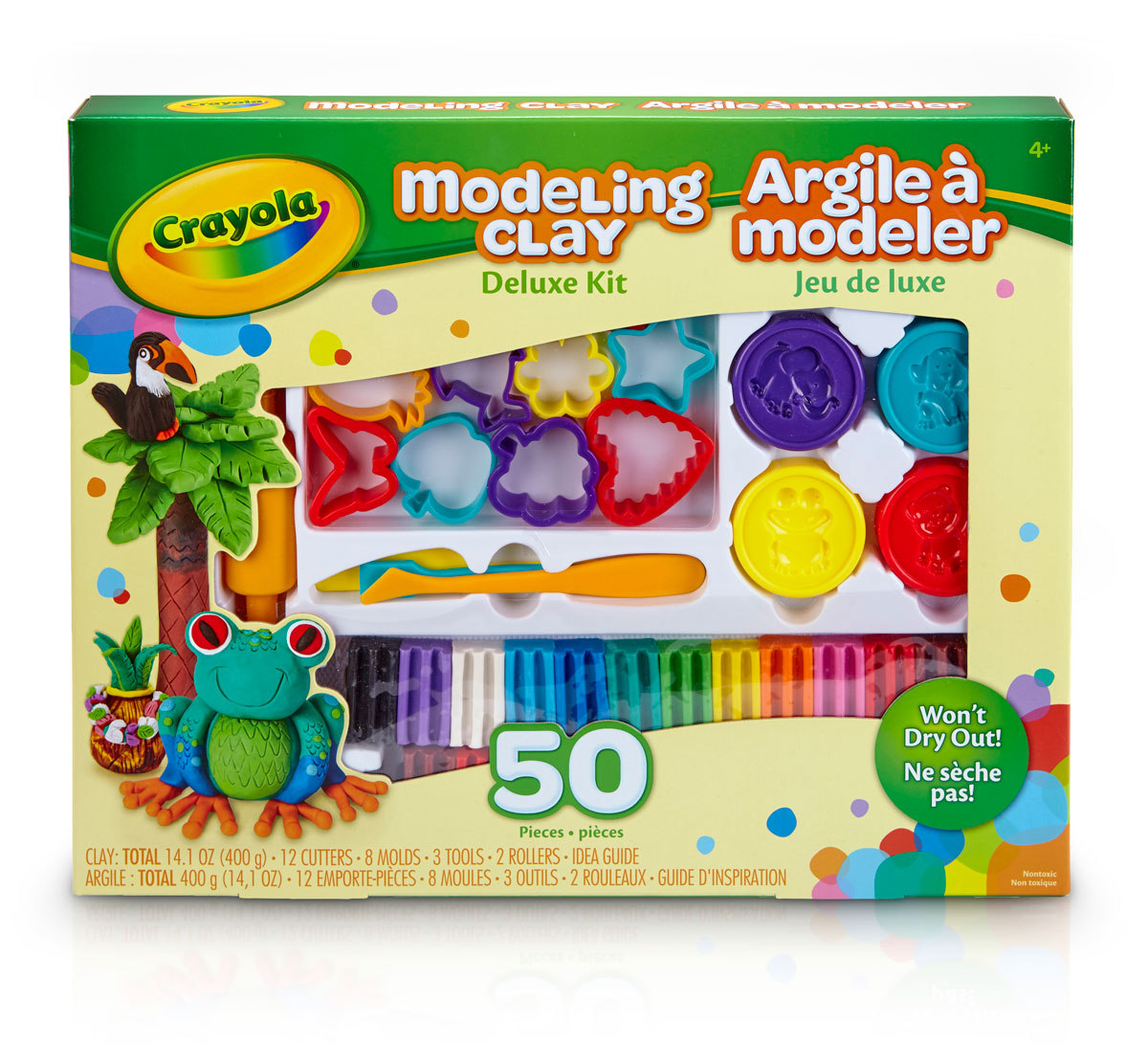 12 Piece Modelling Clay Set 