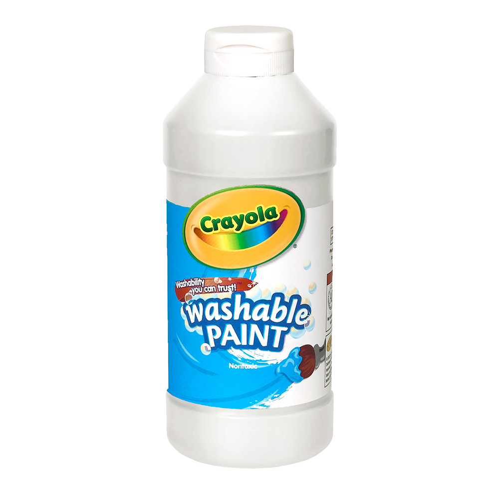 White Crayola® Washable Paint, 16oz