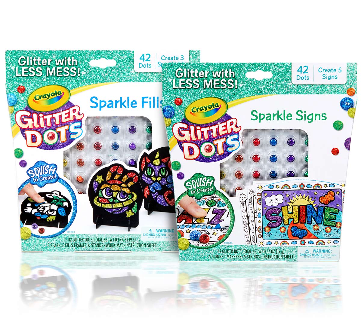 Glitter Dots 2-in-1 Sparkle Craft Kit for Kids | Crayola.com | Crayola