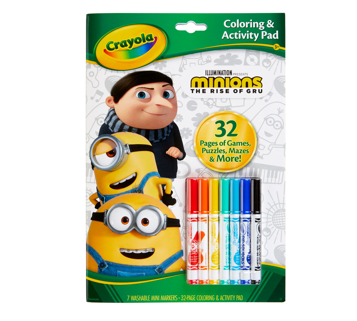Minions 20 Coloring Pages & Activity Set   Crayola.com   Crayola