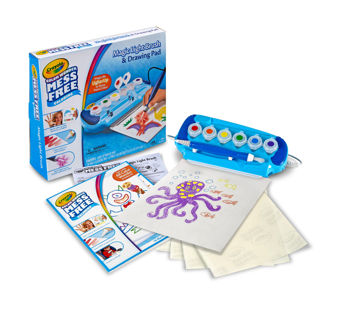 Crayola Color Wonder Magic Light Brush Mess Free Art Activity 6